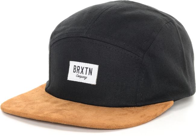 brixton five panel hat